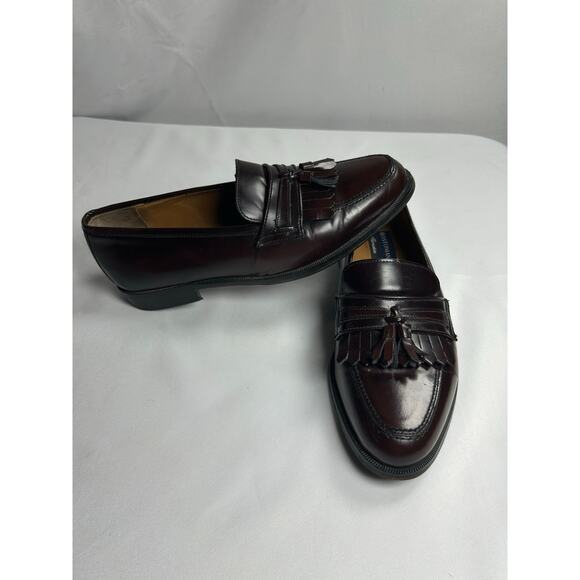 Bostoninan Florentine Men\'s Kiltie Tassel Loafers Shoes Size 10M Leather Cognac main image 6